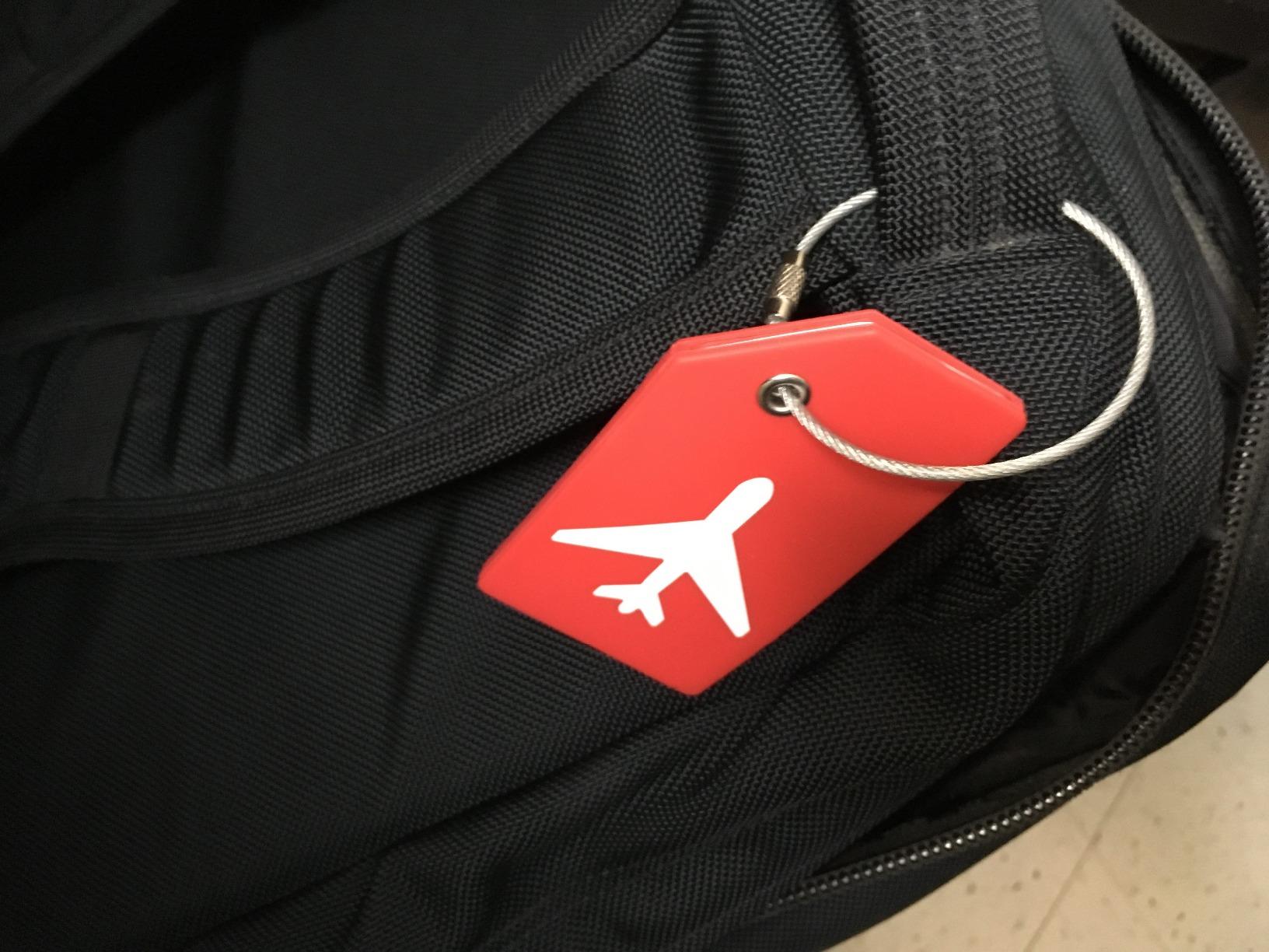 Silicone Luggage Tag with Name ID Card Perfect to Quickly Spot Luggage Suitcase customer photo 2