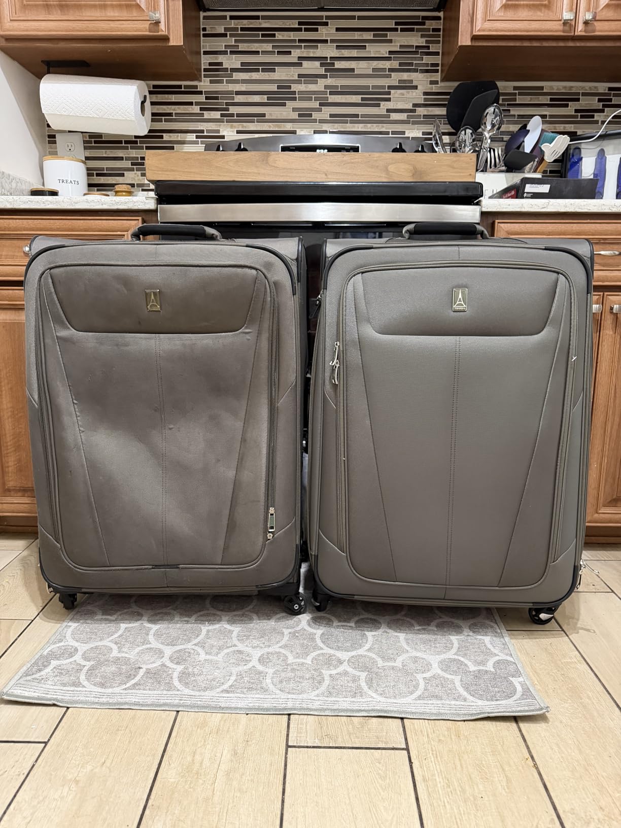 Travelpro Maxlite 5 Softside Checked Luggage Spinner, Black, 25-Inch customer photo 1