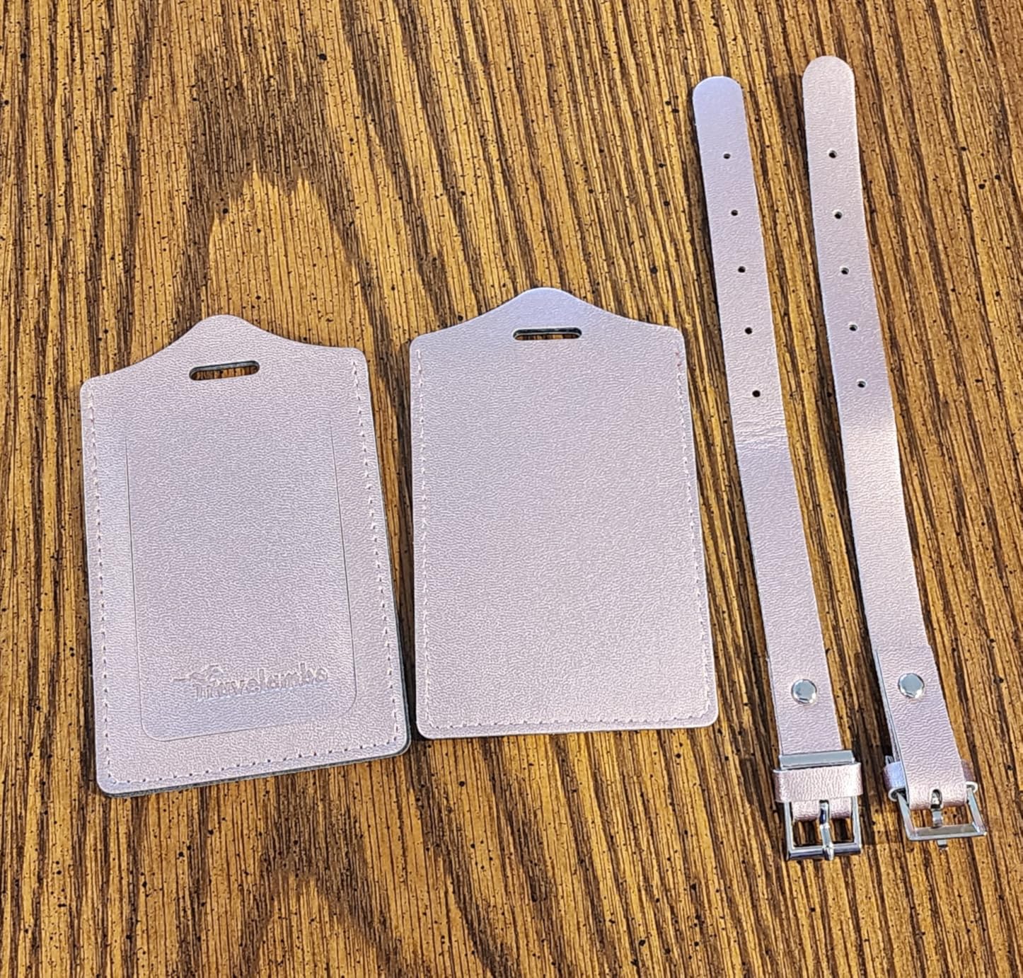 Travelambo 2 Pack Luggage Tags for Suitcases Airplane Travel Essentials customer photo 1