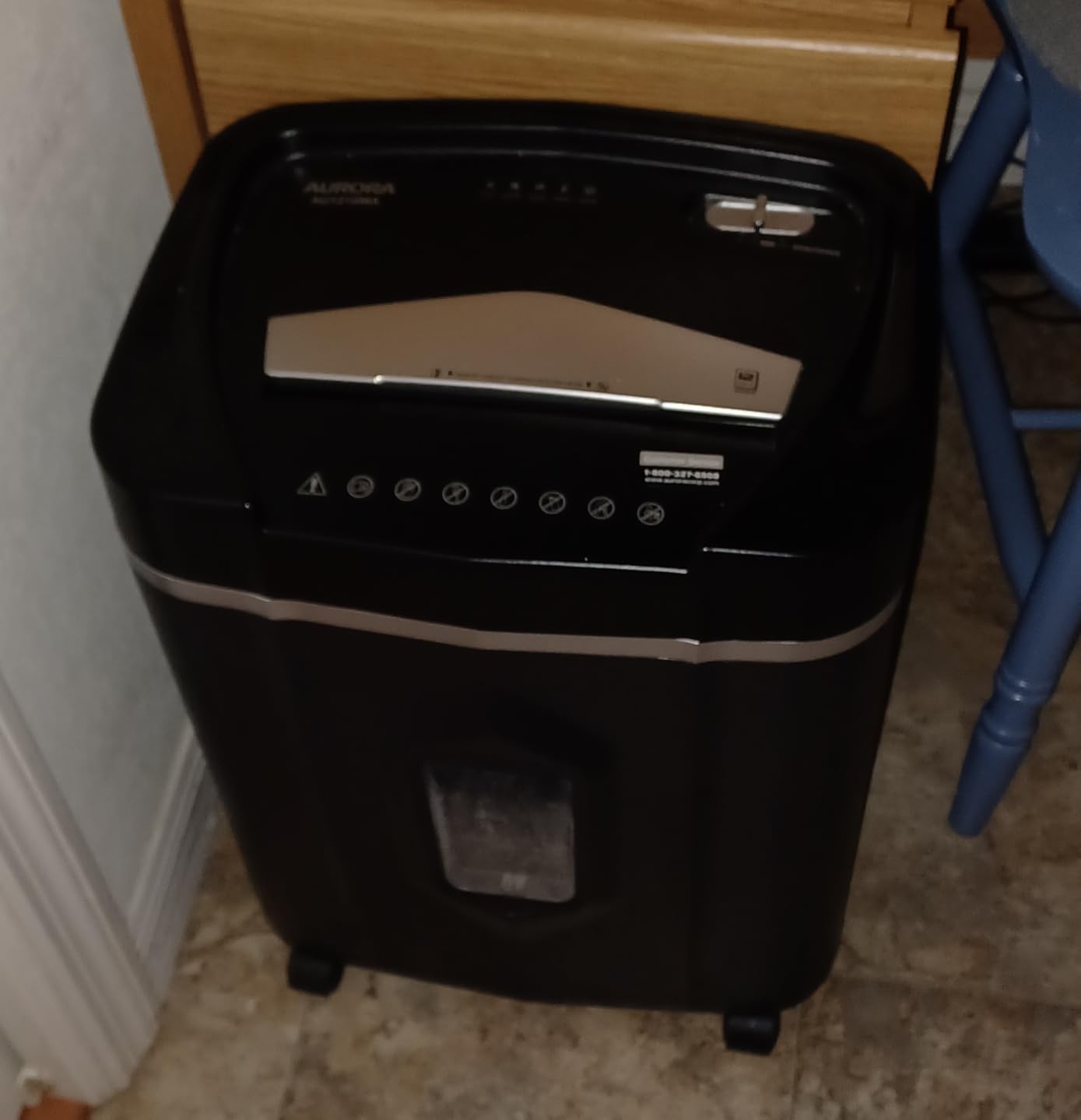 Aurora AU1210MA Professional Grade High Security 12-Sheet Micro-Cut Paper/CD and Credit Card/ 60 Minutes Continuous Run Time Shredder customer photo 2