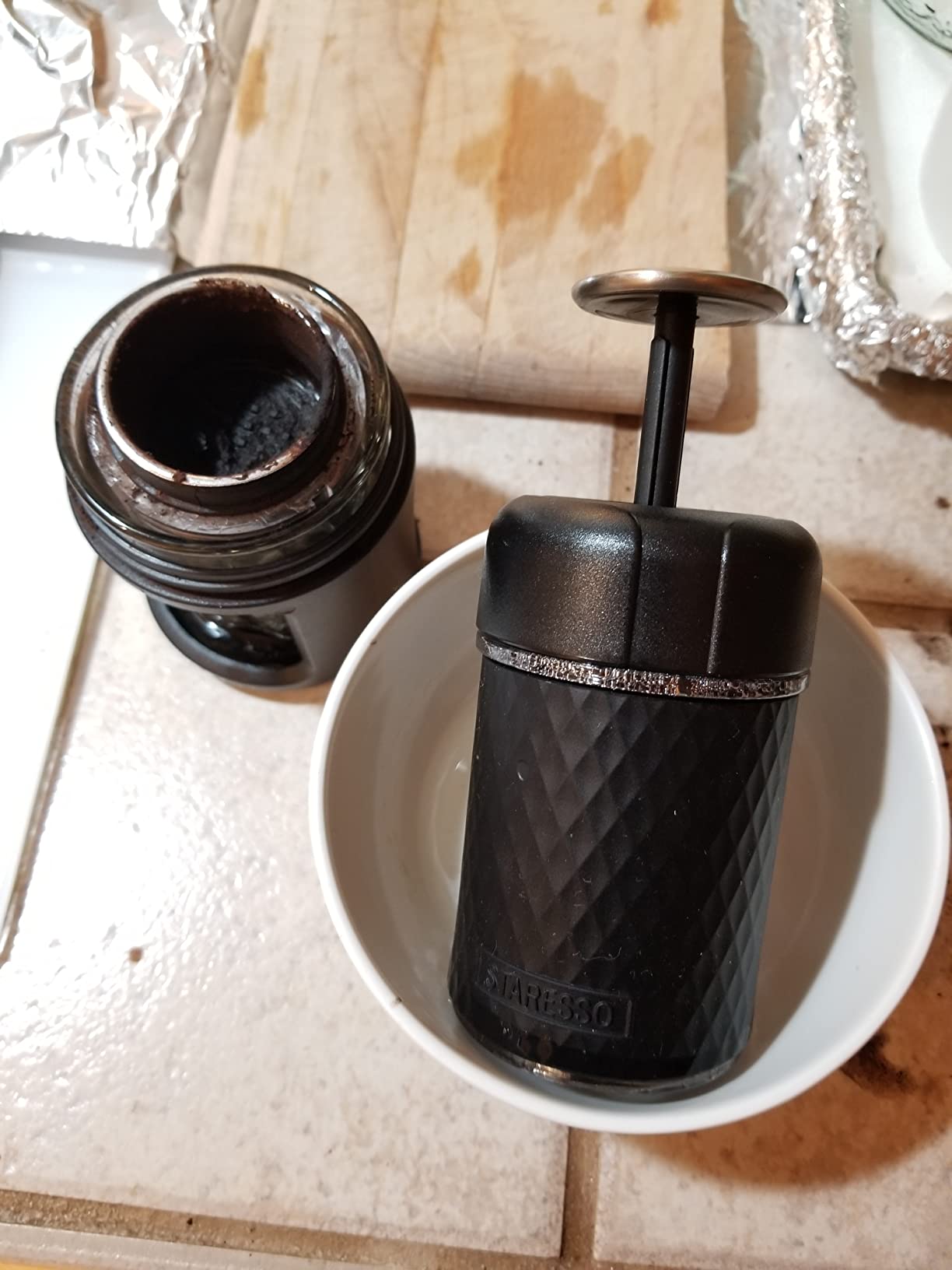 STARESSO Classic Manual Espresso Maker, 2 IN 1 Travel Coffee Machine customer photo 2