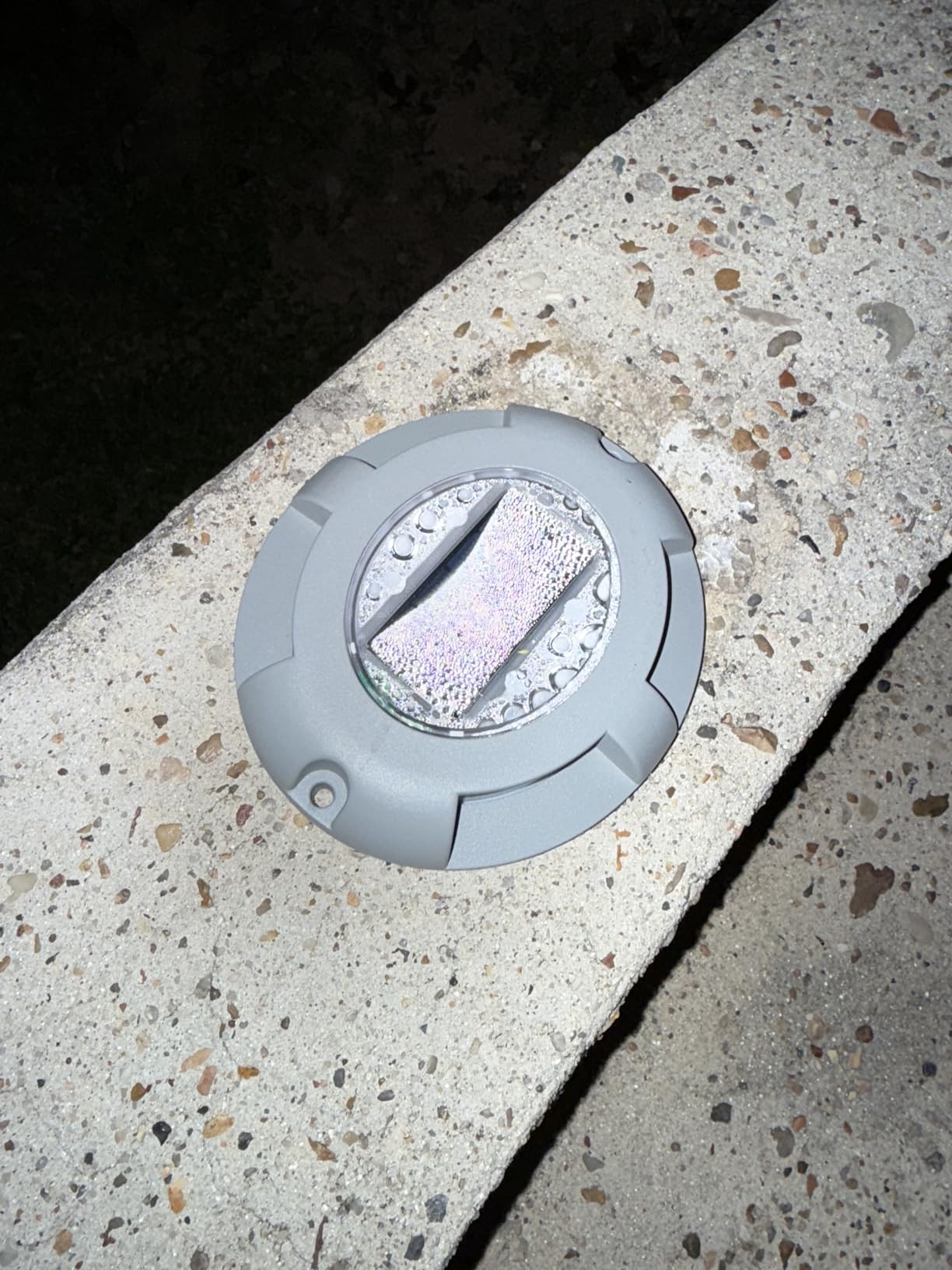 SIEDiNLAR Solar Deck Lights Outdoor LED Driveway Dock Lights, 4 Pack, White customer photo 1
