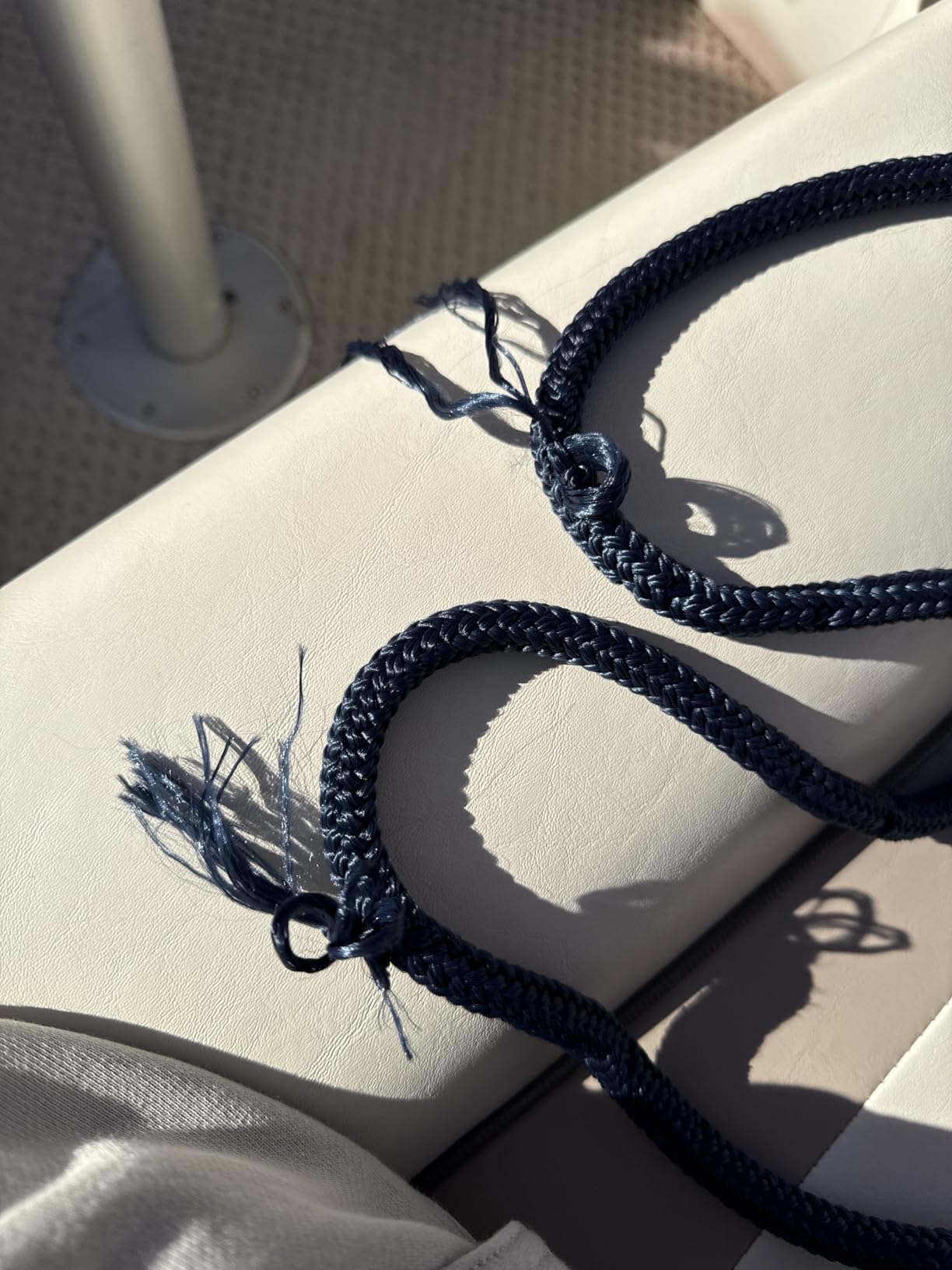 RainierSupplyCo Dock Lines 2-Pack - Boat Rope for Docking with Loop - 15 ft x 3/8 Inch Premium Double Braided Nylon Marine Rope - Mooring Line with 12