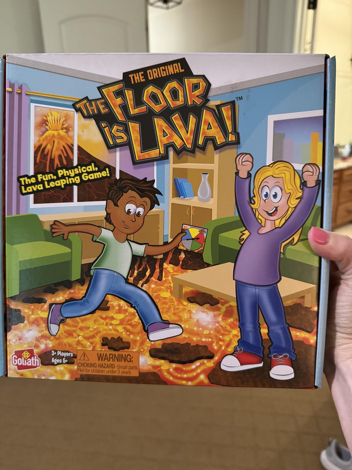 Goliath The Original The Floor is Lava! Game by Endless Games - Interactive Game For Kids And Adults - Promotes Physical Activity - Indoor And Outdoor Safe - Classic Edition customer photo 2