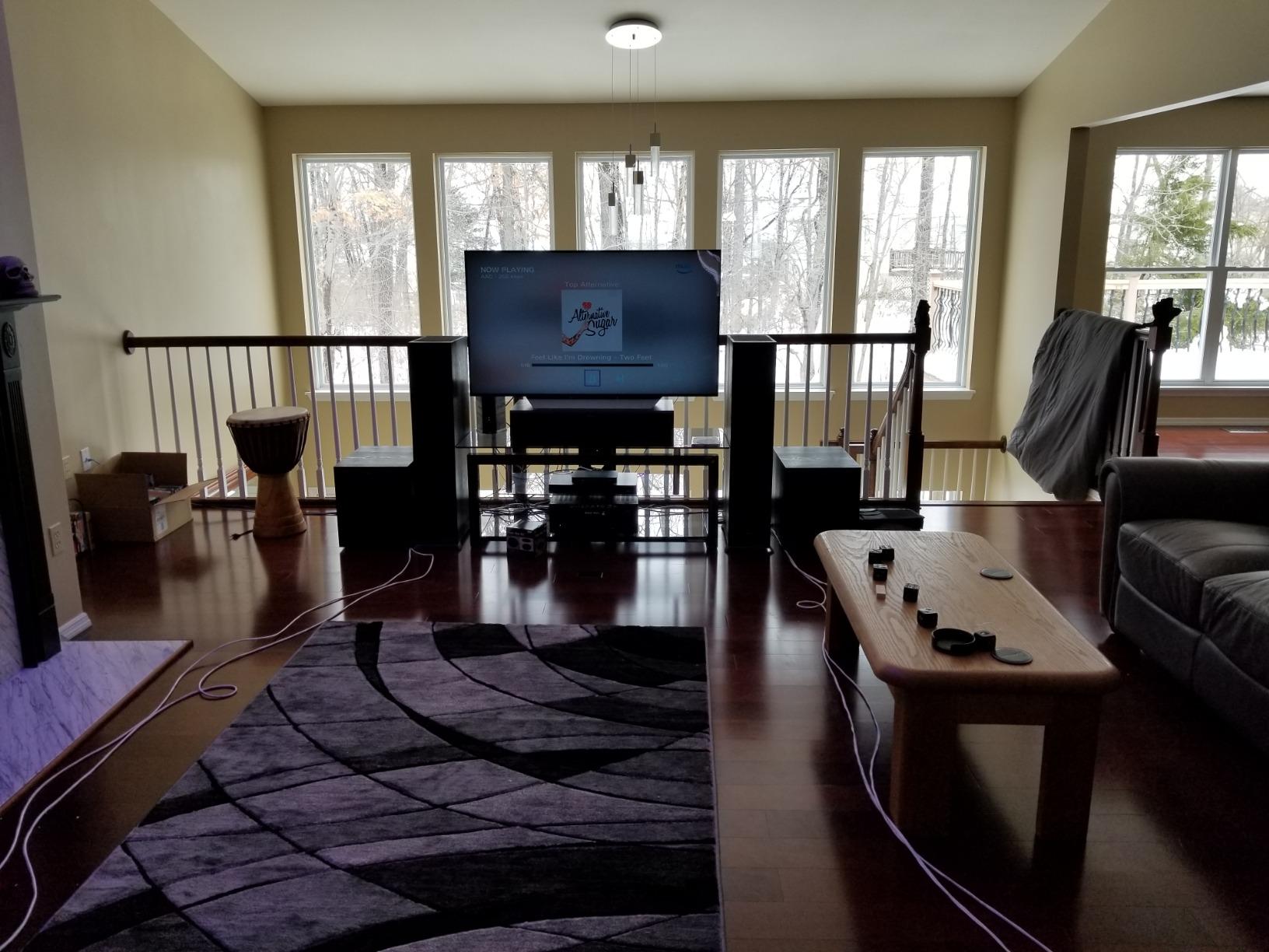 Klipsch R-625FA Powerful Detailed Floorstanding Single Home Speaker Black customer photo 2