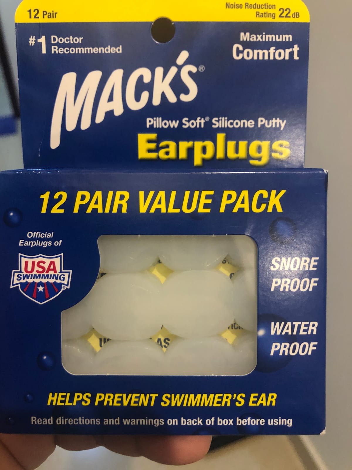 Mack's Pillow Soft Silicone Earplugs, 12 Pair – The Original Moldable Silicone Putty Ear Plugs for Sleeping, Snoring, Swimming, Travel, Concerts and Studying | Made in USA customer photo 2