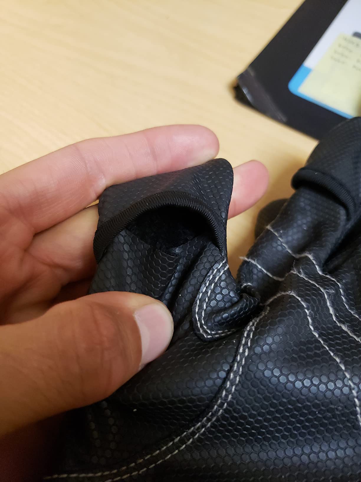 Palmyth Neoprene Fishing Gloves for Men and Women 3 Cut Fingers Flexible Great for Photography Fly Fishing Ice Fishing Running Touchscreen Texting Hiking Jogging Cycling Walking customer photo 2