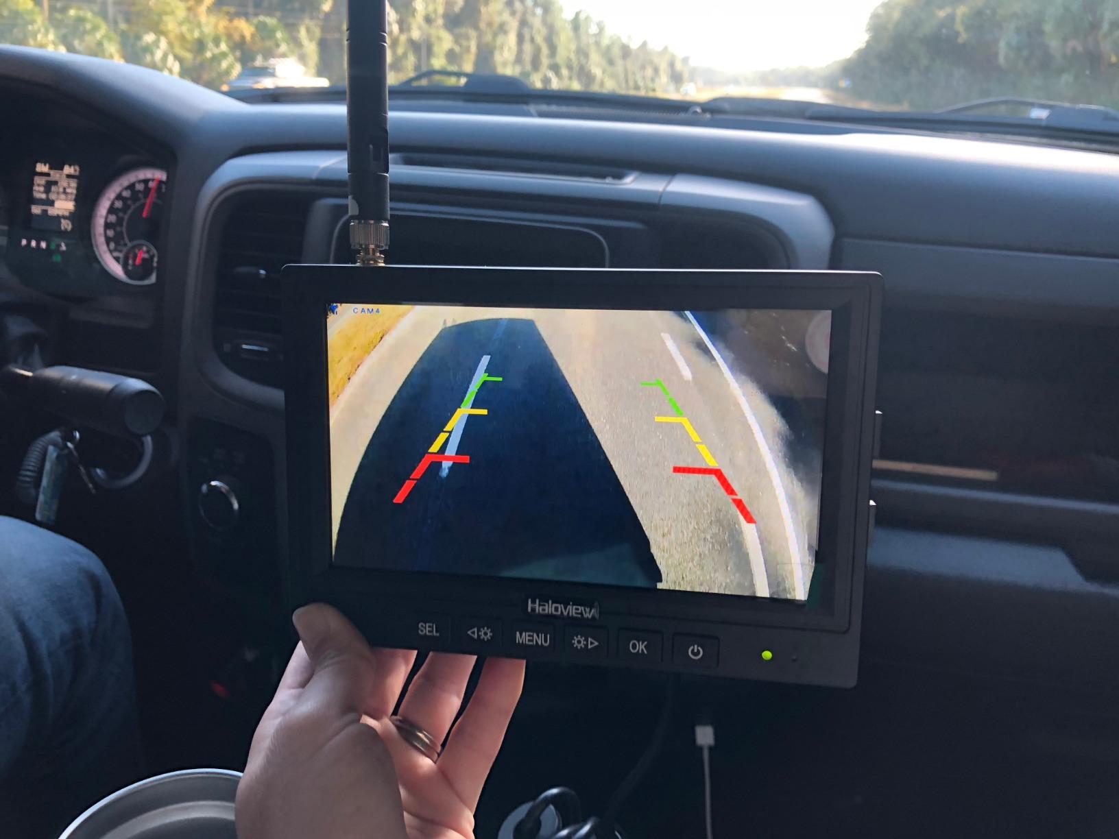 Haloview MC7108 Wireless RV Backup Camera System 7'' Monitor Built in DVR Rear View Camera with Infrared Night Vision and Wide Viewing Angle for Truck/Trailer/RV/Pickups/Camping Car/Van/Farm customer photo 2