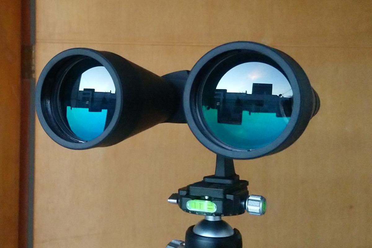 25x70 Astronomy Binoculars Giant for Adults, Outdoor Waterproof Binoculars for Travel Stargazing Bird Watching Hunting with Built-in Tripod Adapter and Carrying Bag customer photo 2