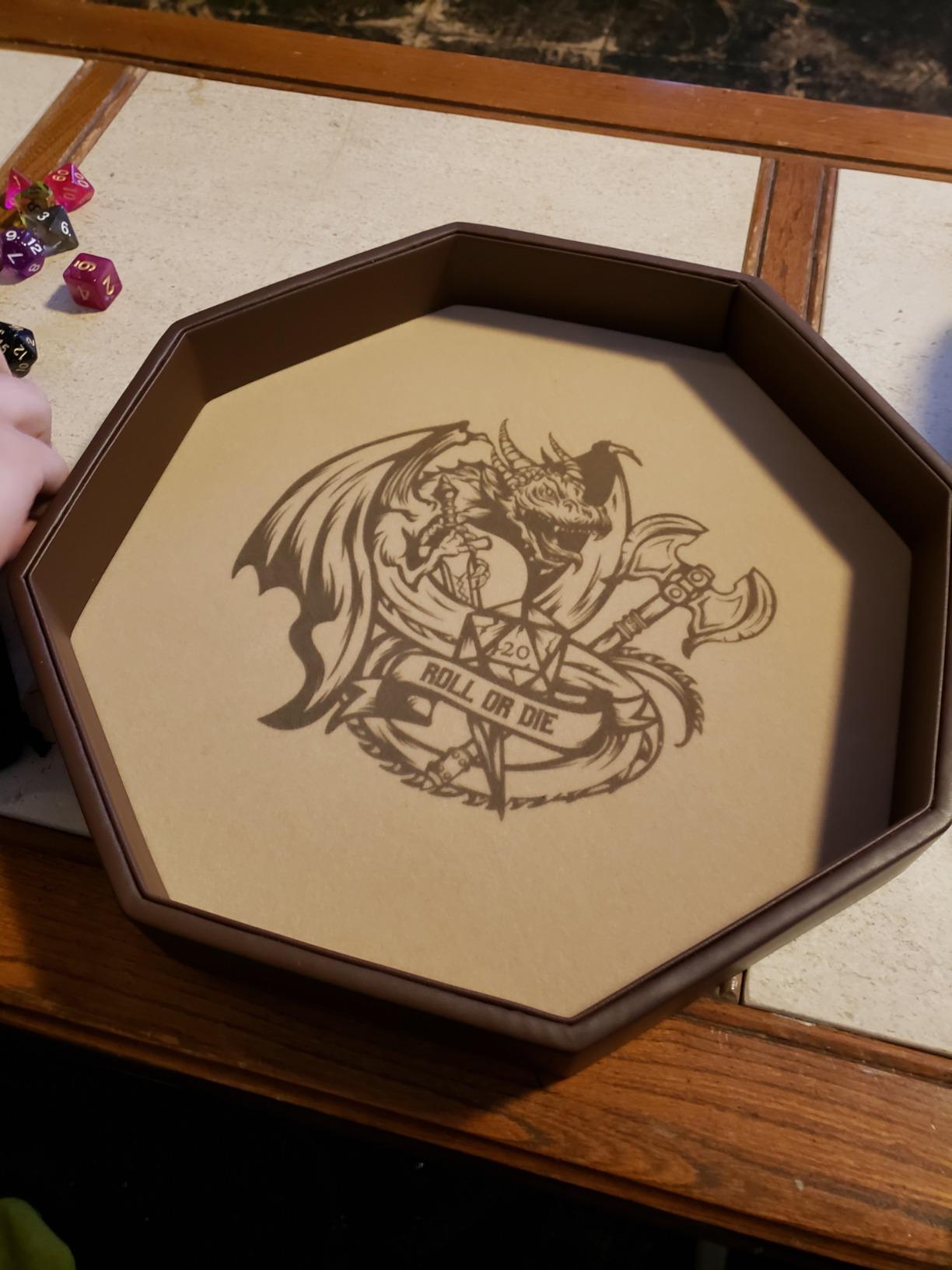 Fantasydice - ROLL OR DIE- Dice Tray - 11.5