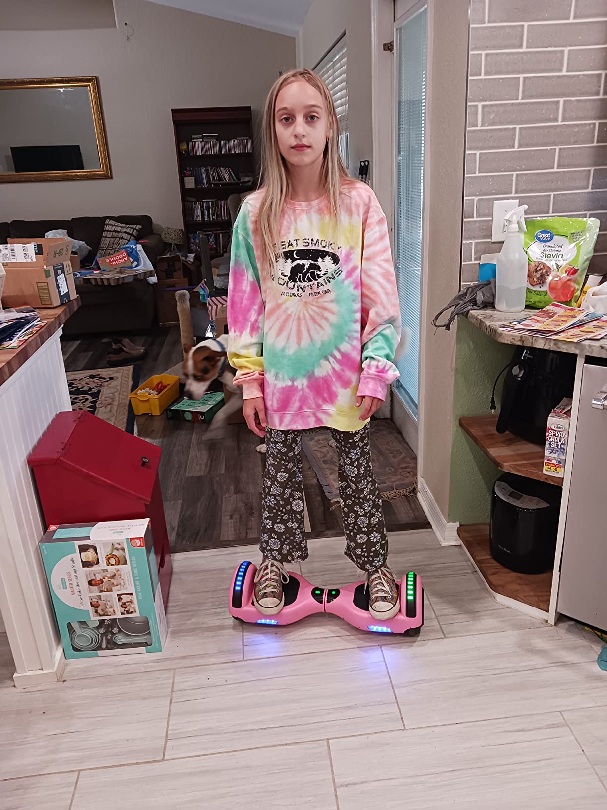 FLYING-ANT Self Balancing Scooter, 6.5” Two-Wheel with Bluetooth and Flashing LED Lights customer photo 2