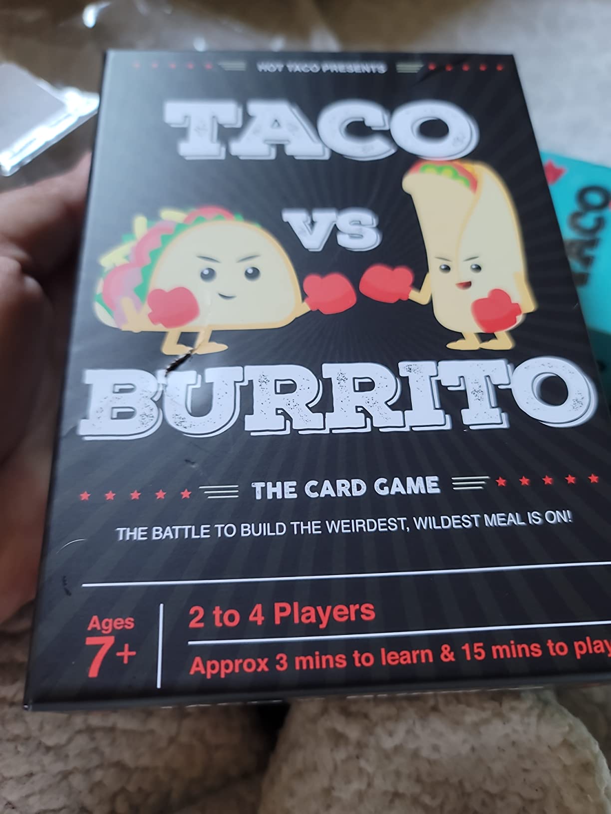 Taco vs Burrito - The Wildly Popular Surprisingly Strategic Card Game Created by a 7 Year Old - 5 Ways to Play - a Family-Friendly Party Game for Kids, Teens & Adults customer photo 2