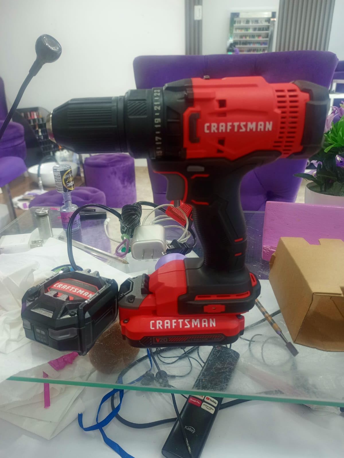 CRAFTSMAN V20 Cordless Drill/Driver Kit, 1/2 inch, Battery and Charger Included (CMCD700C1) customer photo 2