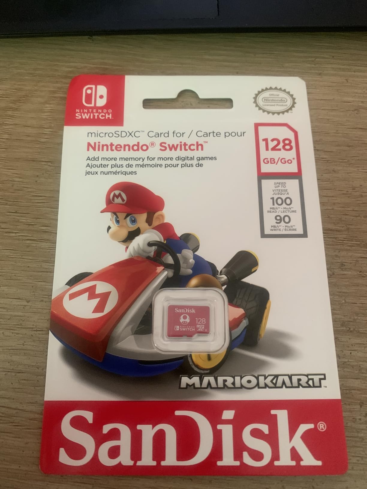 SanDisk 128GB microSDXC-Card, Licensed for Nintendo-Switch - SDSQXAO-128G-GNCZN customer photo 2