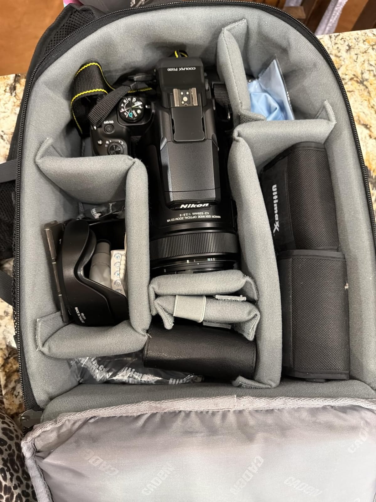 CADeN Camera Backpack Bag Professional for DSLR/SLR Mirrorless Camera Waterproof, Camera Case Compatible for Sony Canon Nikon customer photo 1