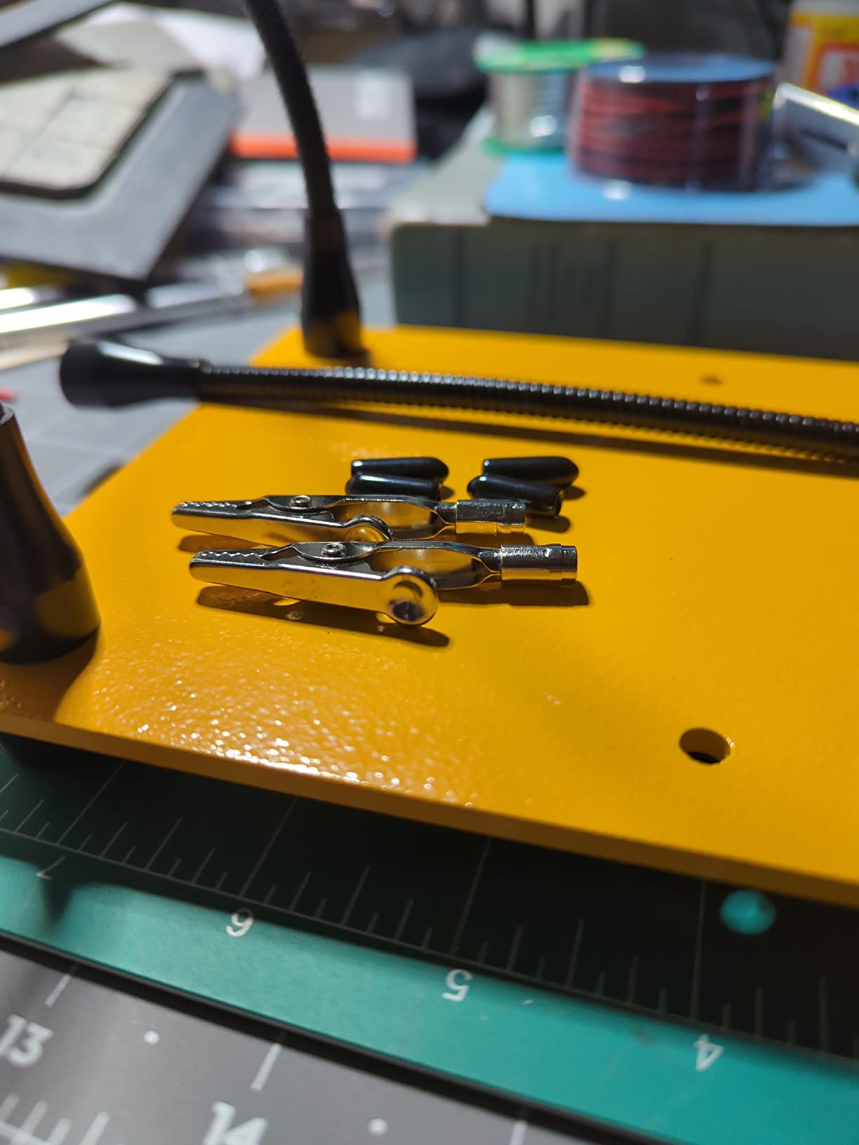 KOTTO Helping Hands Soldering,Third Hand Soldering Tool PCB Holder 4 Arms customer photo 1