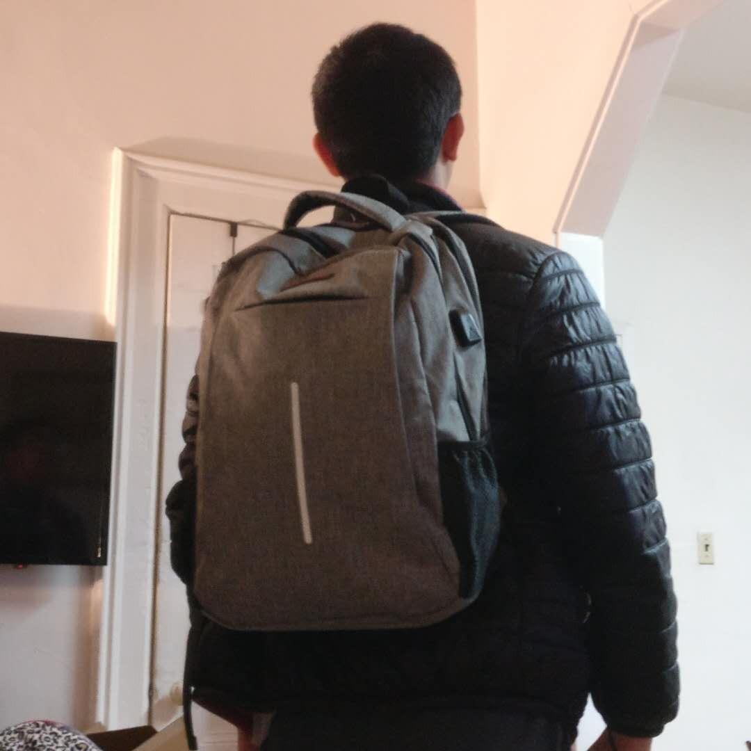 OPACK Travel Laptop Backpack, Business Anti Theft Slim RFID Blocking pocket Durable 15.6 Inch Laptops Backpack, USB Charging Port, Water Resistant College Laptop Bag customer photo 1