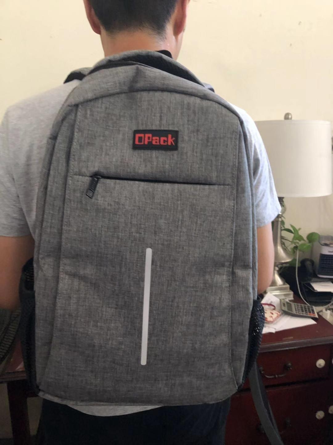 OPACK Travel Laptop Backpack, Business Anti Theft Slim RFID Blocking pocket Durable 15.6 Inch Laptops Backpack, USB Charging Port, Water Resistant College Laptop Bag customer photo 2