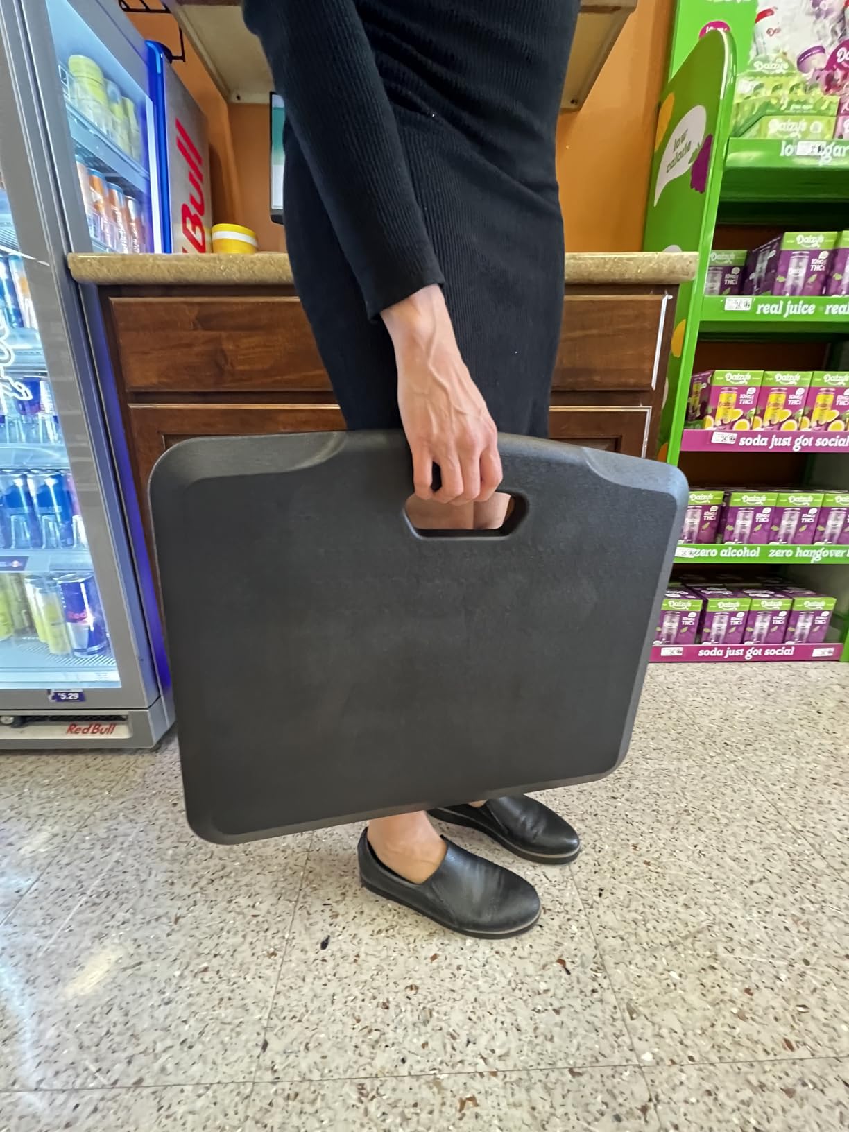 Mount-It! Anti Fatigue Floor Mat, 18x22, Black customer photo 1