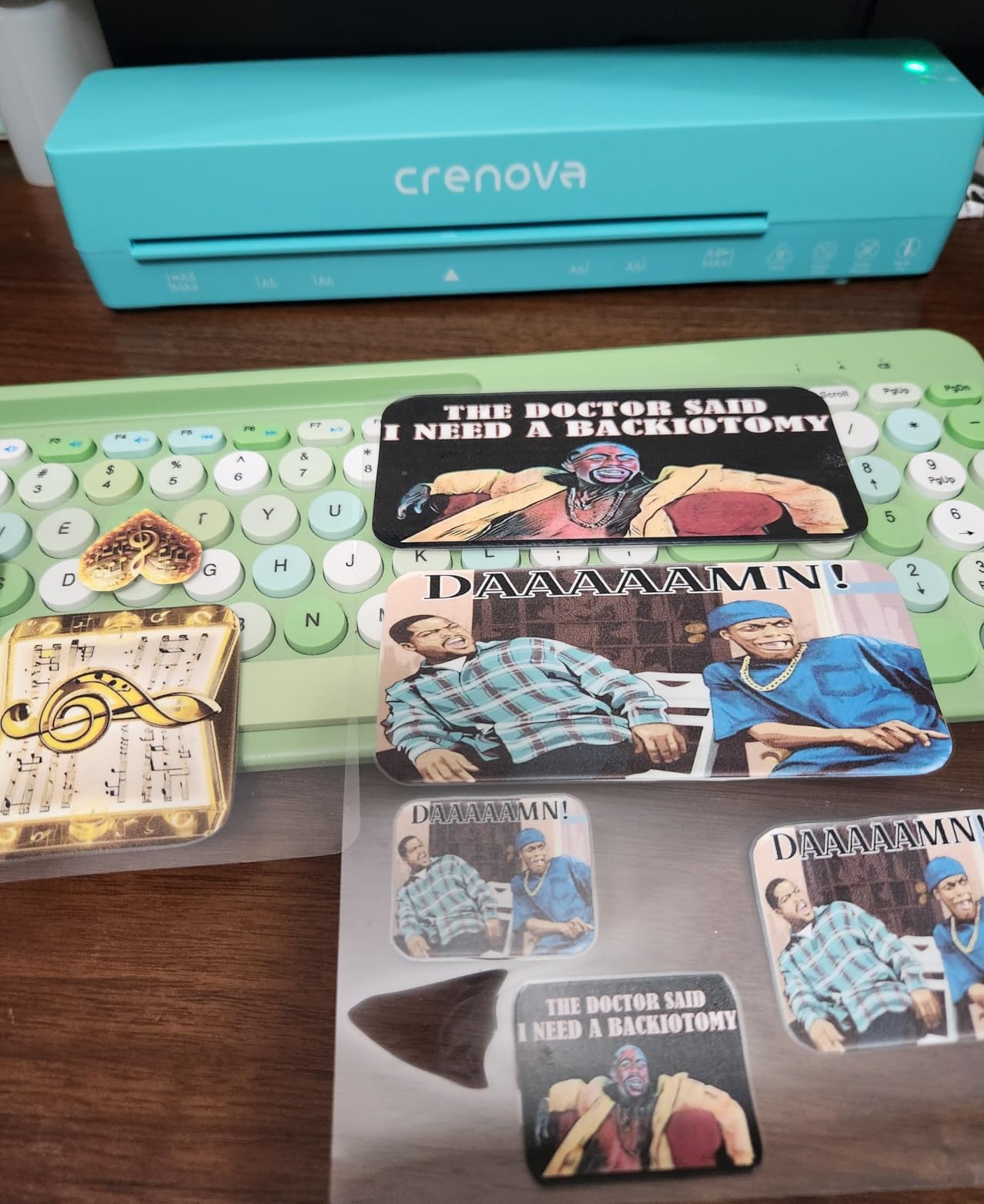 Crenova Laminator Machine with 10 Laminating Sheets, A4 Laminating Machine customer photo 2