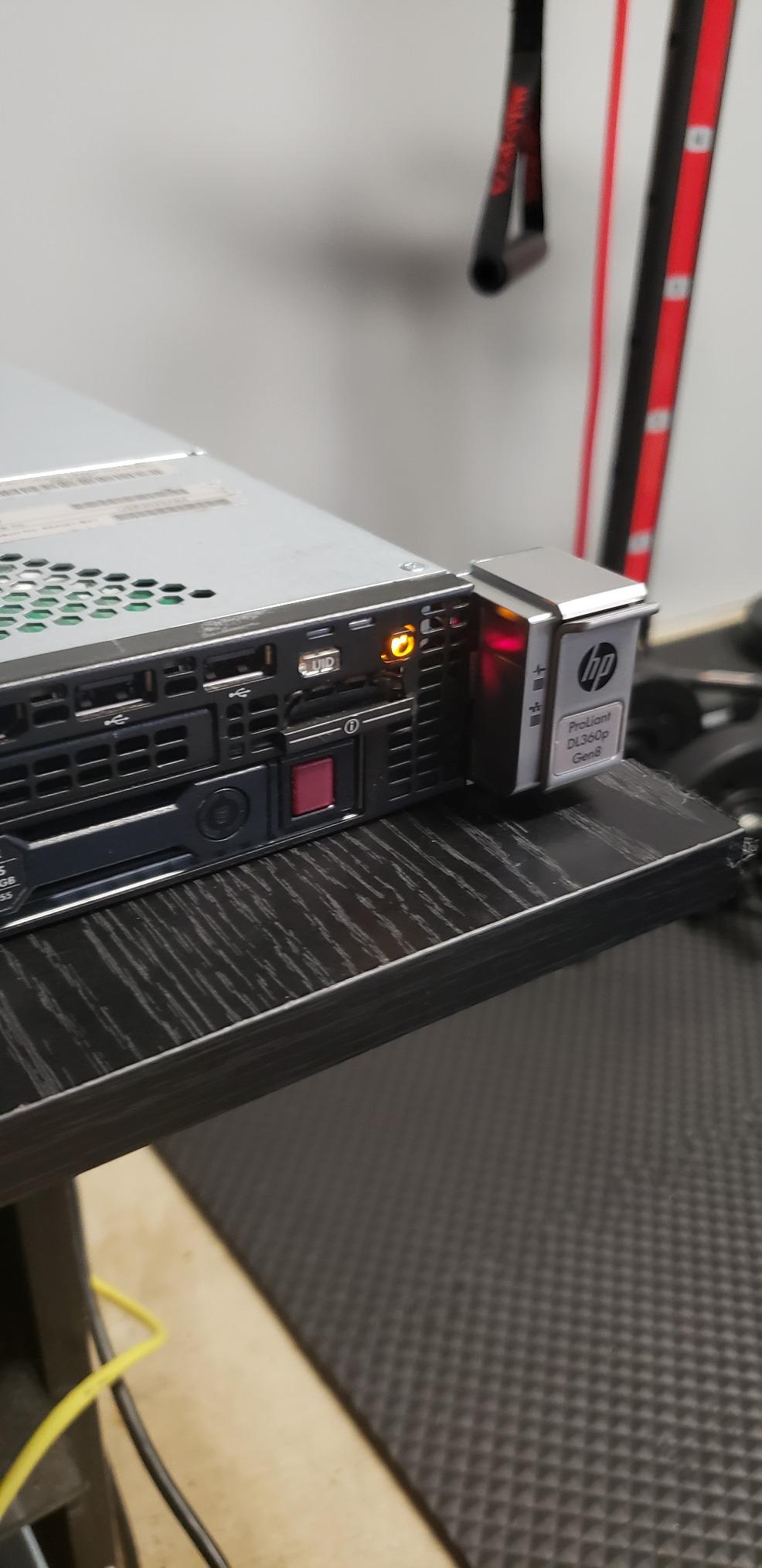 HP ProLiant DL360p Gen8 1U RackMount 64-bit Server with 2×6-Core E5-2640 Xeon 2.5GHz CPUs + 64GB PC3-10600R RAM + 8×300GB 10K SAS SFF HDD, P420i RAID, 4×GigaBit NIC, 2×Power Supplies, NO OS (Renewed) customer photo 1