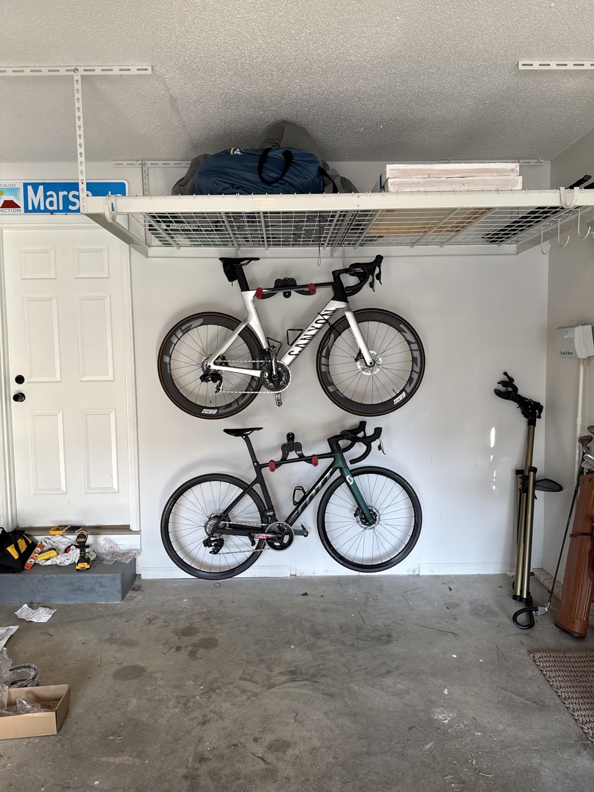 PRO BIKE TOOL Bike Rack for Garage Wall Mount - Horizontal Bike Storage customer photo 2