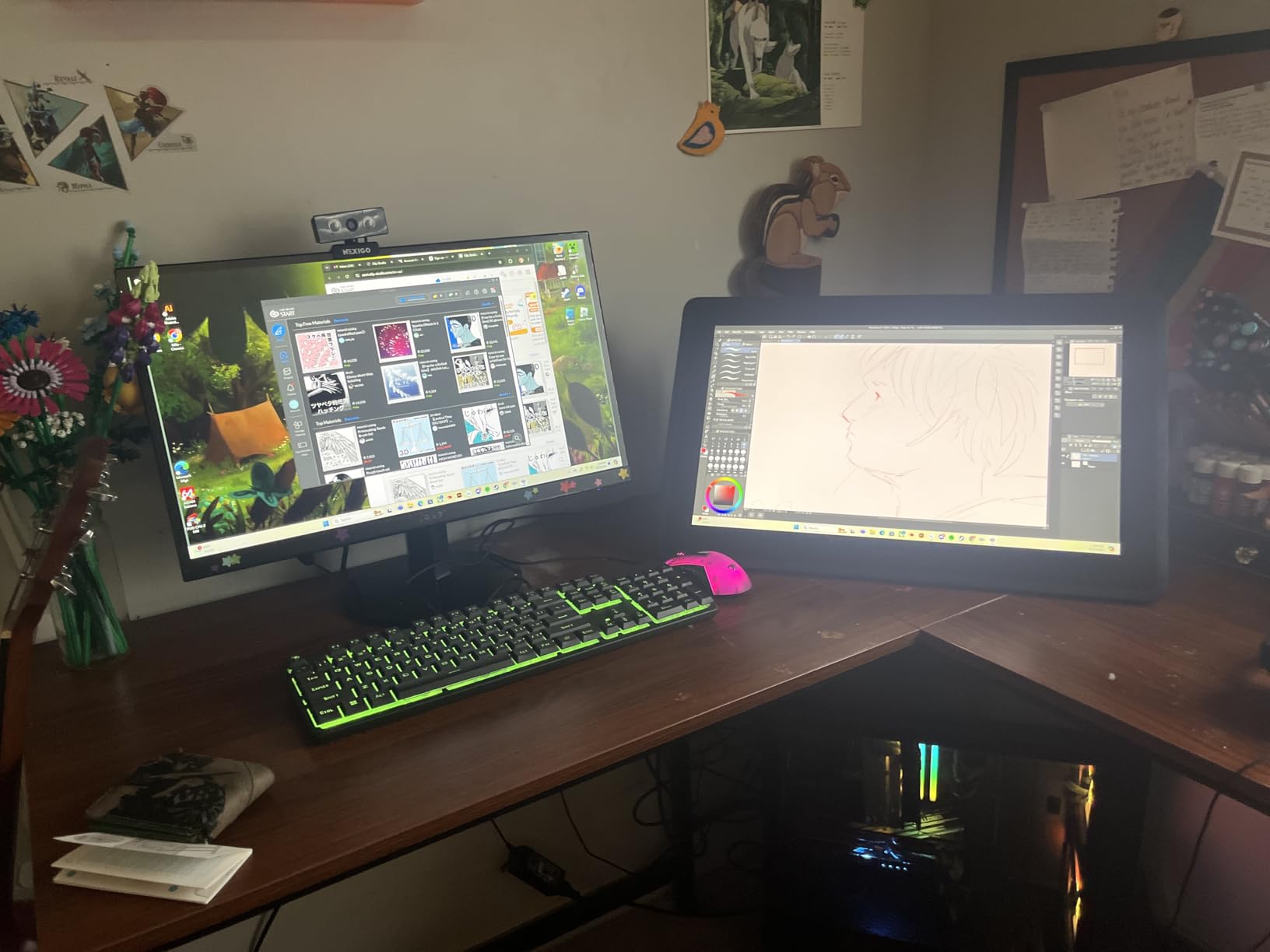 Wacom Cintiq 22, Drawing Tablet with Full HD Screen & Pro Pen 2 customer photo 1