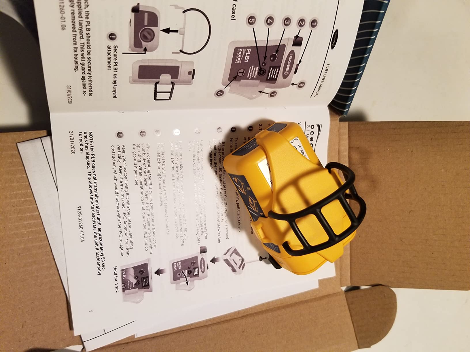 Ocean Signal rescueME PLB1 - Compact Satellite SOS Personal Locator Beacon customer photo 1