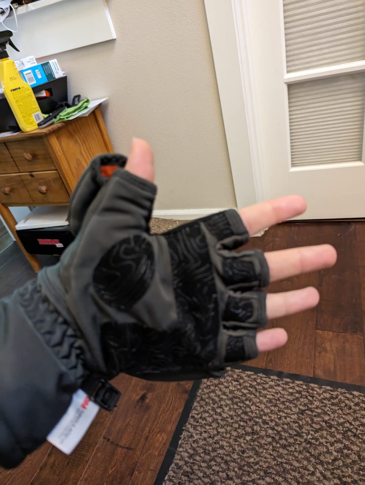 Palmyth Ice Fishing Gloves Convertible Mittens Flip Fingerless Mitt with Thinsulate 3M Warm for Cold Weather and Winter Men Women Photography Running Camera customer photo 2