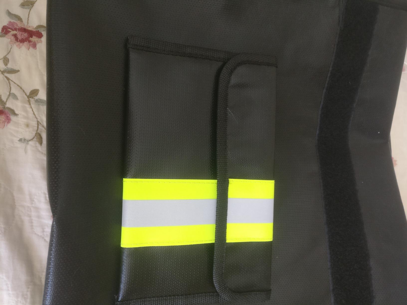 Upgraded Fireproof & Waterproof Document Bag – Lockable 17”x 12”x 5” with Wallet Protector - Reflective to Find Fast at Night – Shield Documents & Valuables from Fire & Water - Firefighter Designed customer photo 2