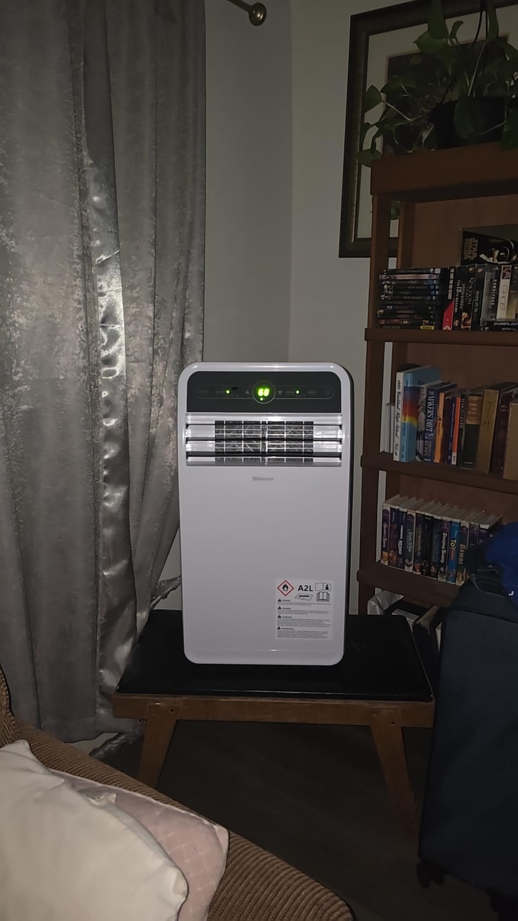 Shinco 12,000 BTU（7,500 BTU SACC) Portable Air Conditioner, Portable AC Unit with Built-in Cool, Dehumidifier&Fan Modes for Room up to 450 sq.ft, with Remote Control, 24 Hour Timer, Installation Kit customer photo 1