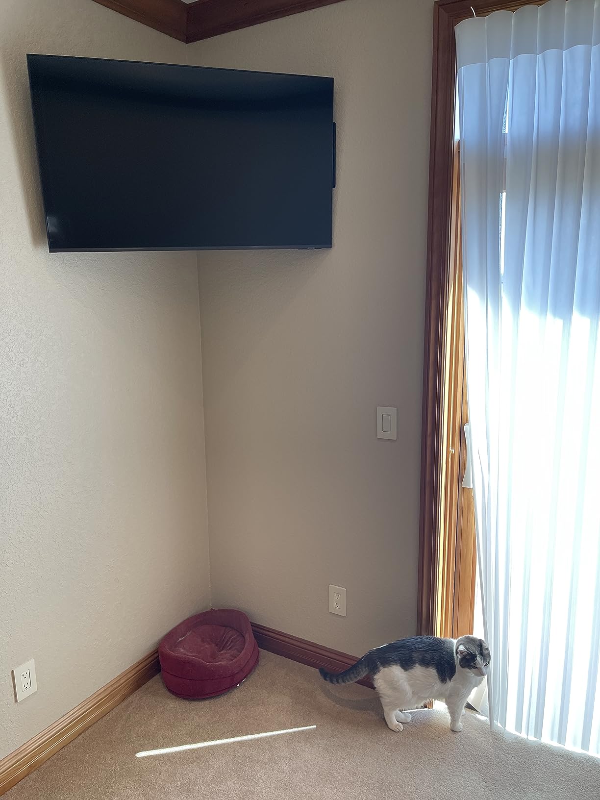 VIVO Black Corner TV Wall Mount for 37-70 in Flat Screens, MOUNT-CR70C customer photo 2