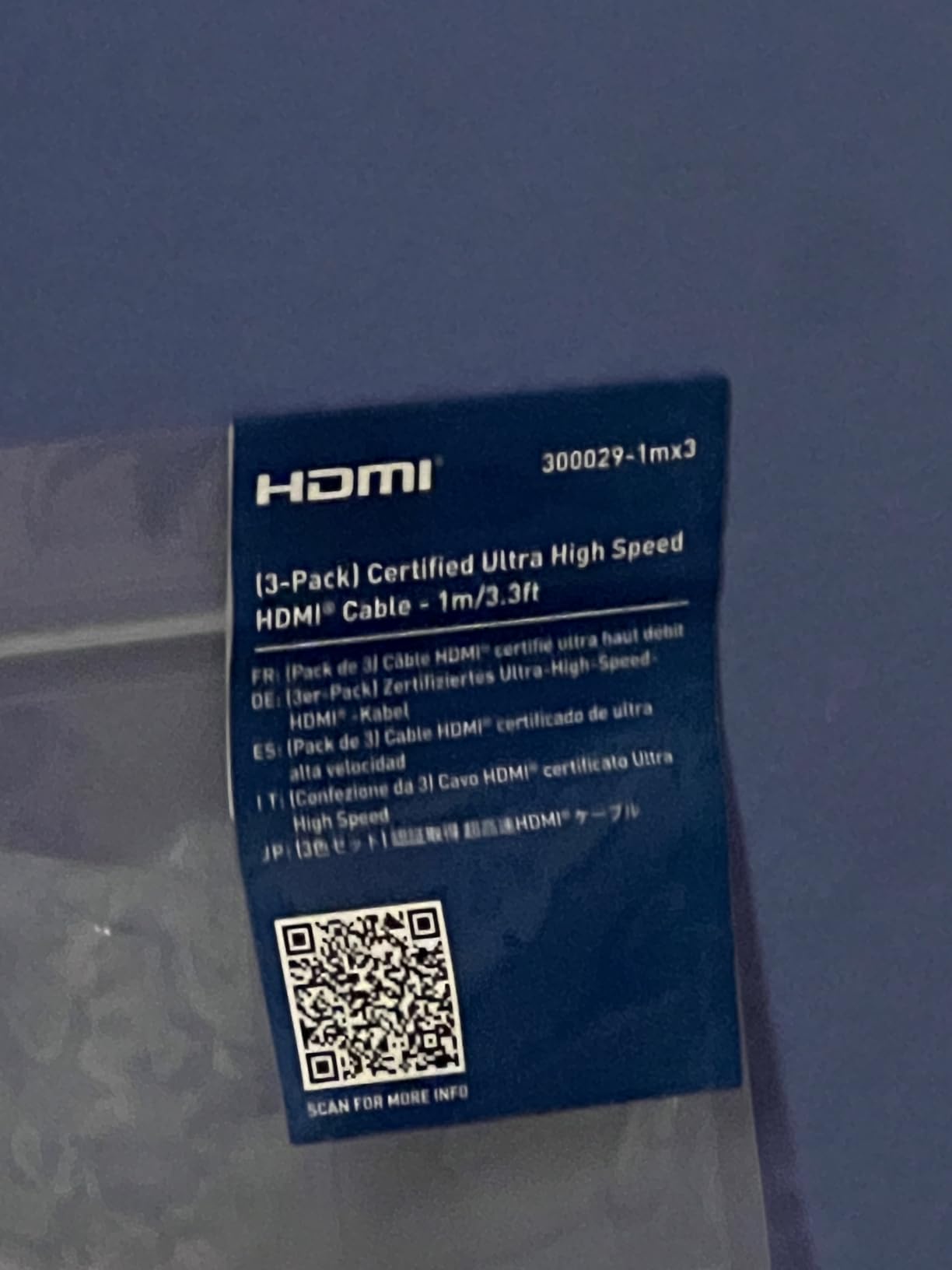 Cable Matters [Ultra High Speed HDMI Certified] 3-Pack 8K HDMI Cable, 6.6ft customer photo 1