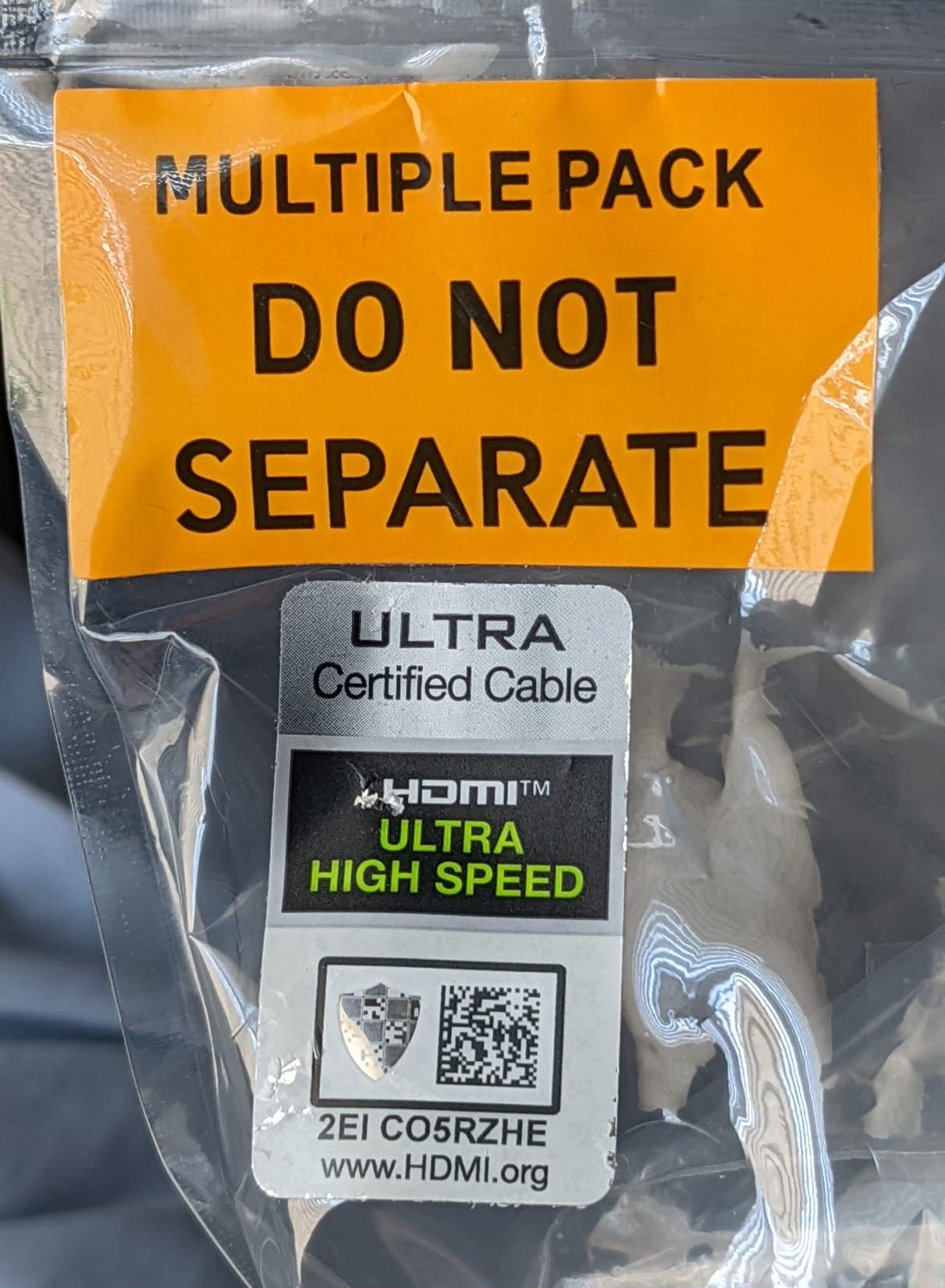 Cable Matters [Ultra High Speed HDMI Certified] 3-Pack 8K HDMI Cable, 6.6ft customer photo 2