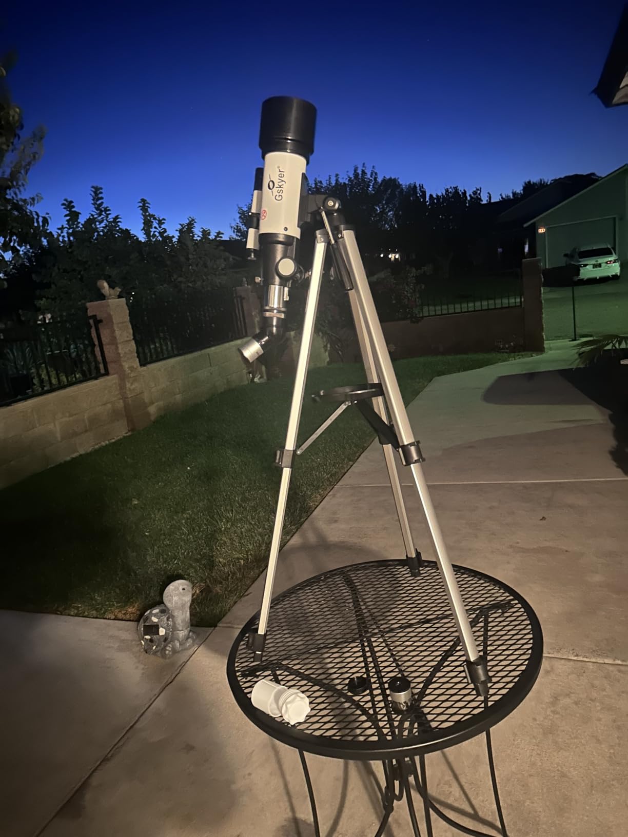 Gskyer Telescope, 70mm Aperture 400mm AZ Mount Astronomical Refracting Telescope for Kids Beginners - Travel Telescope with Carry Bag, Phone Adapter and Wireless Remote. customer photo 1