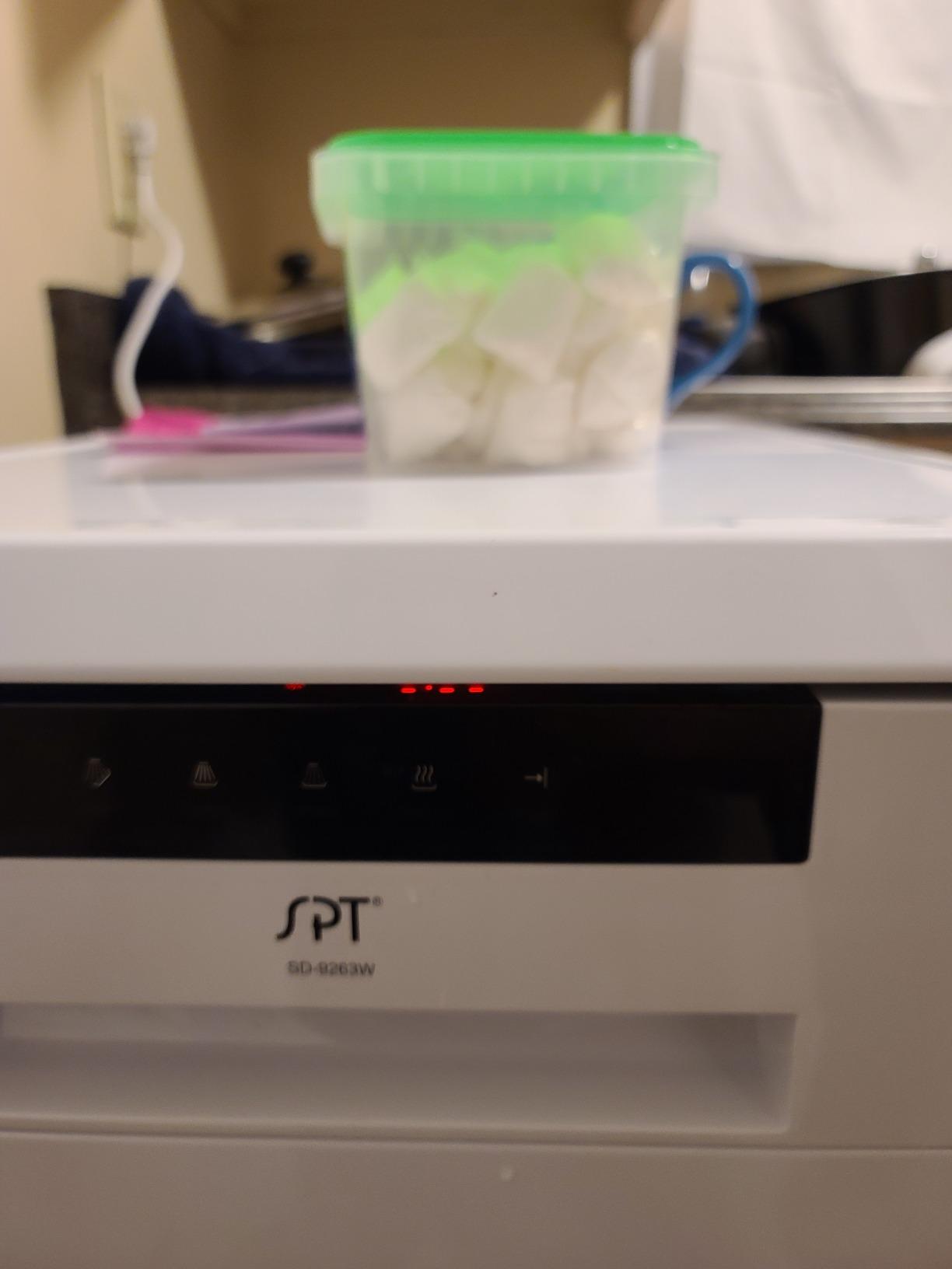 SPT SD-9263W 18″ Energy Star Portable Dishwasher – White customer photo 1