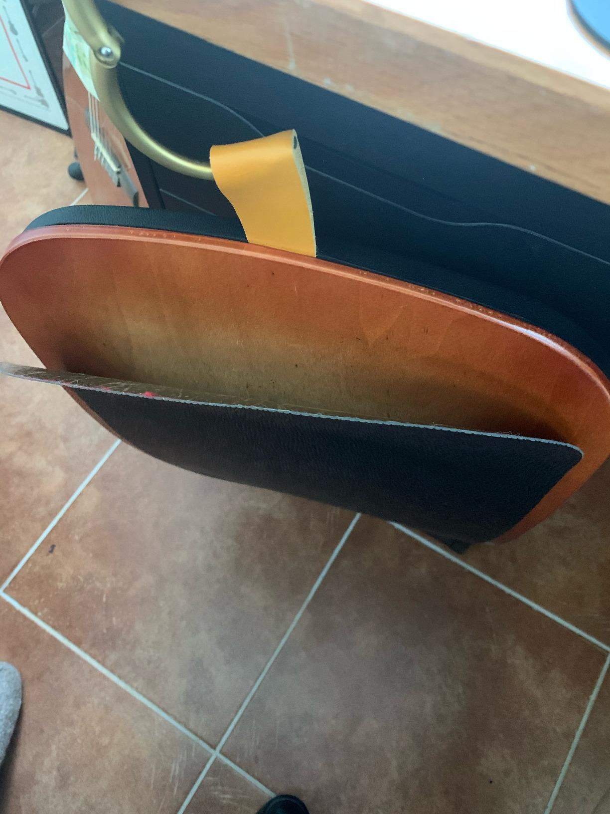 FEZIBO Standing Desk Mat with Anti Fatigue Bar customer photo 2