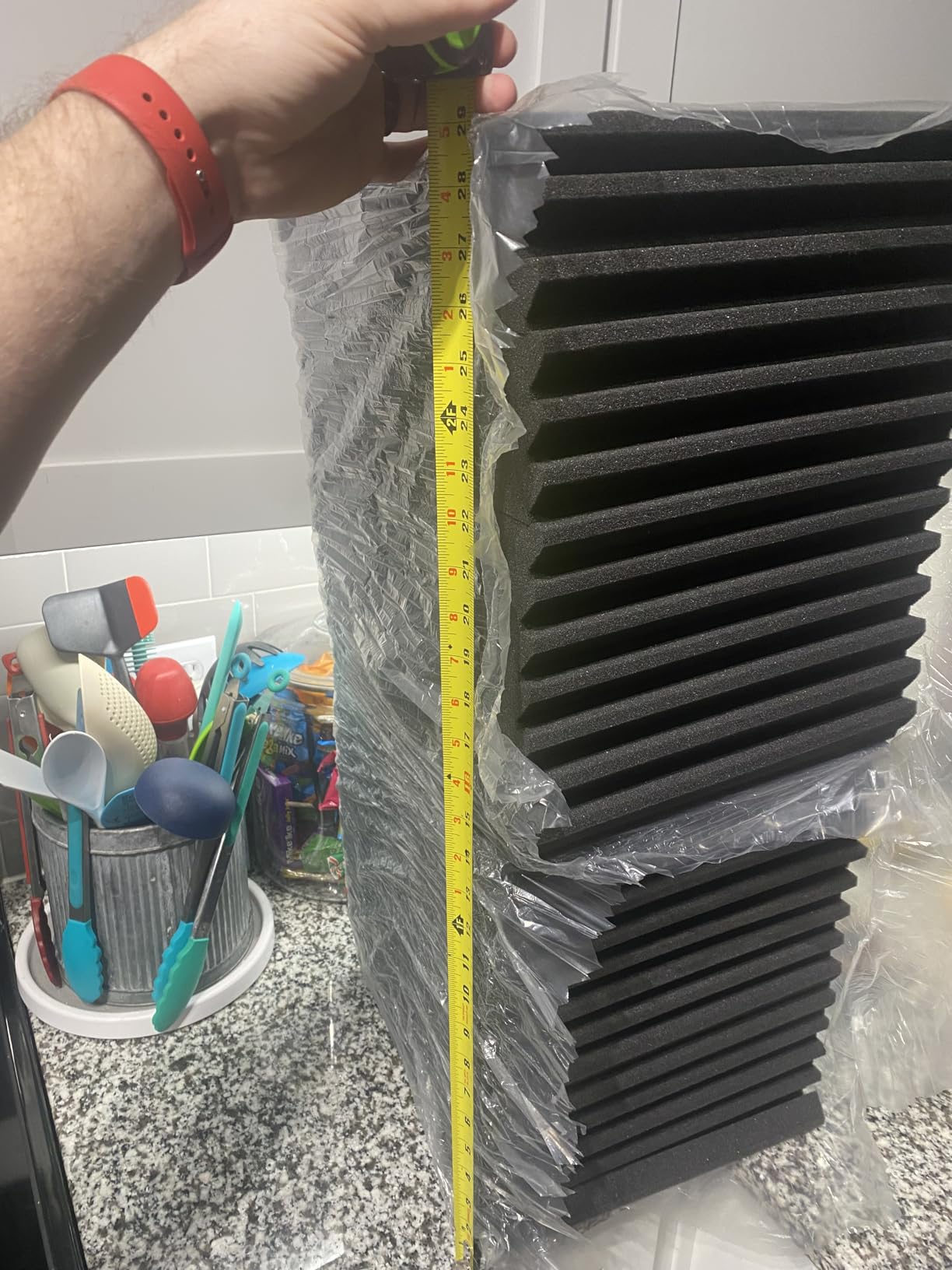 Focusound 50 Pack Acoustic Foam Panels 1
