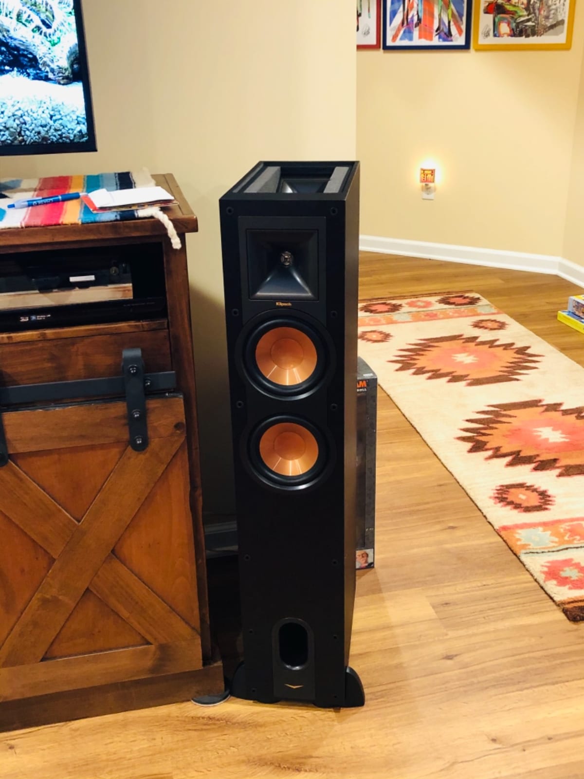 Klipsch Reference R-26FA Floorstanding Speaker, Black, Pair customer photo 2