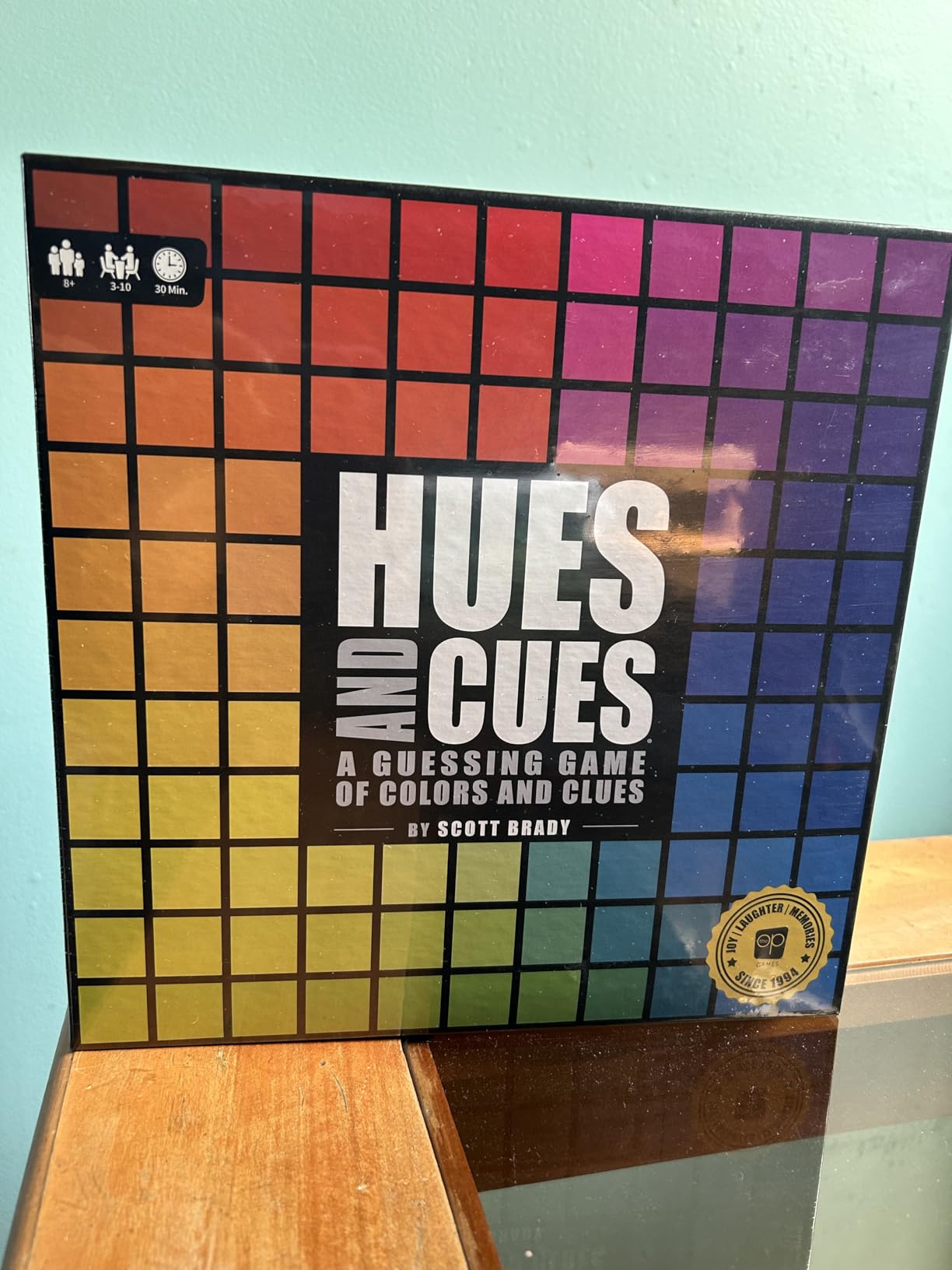HUES and CUES - Vibrant Color Guessing Board Game for 3-10 Players Ages 8+, Connect Clues and Guess from 480 Color Squares customer photo 1