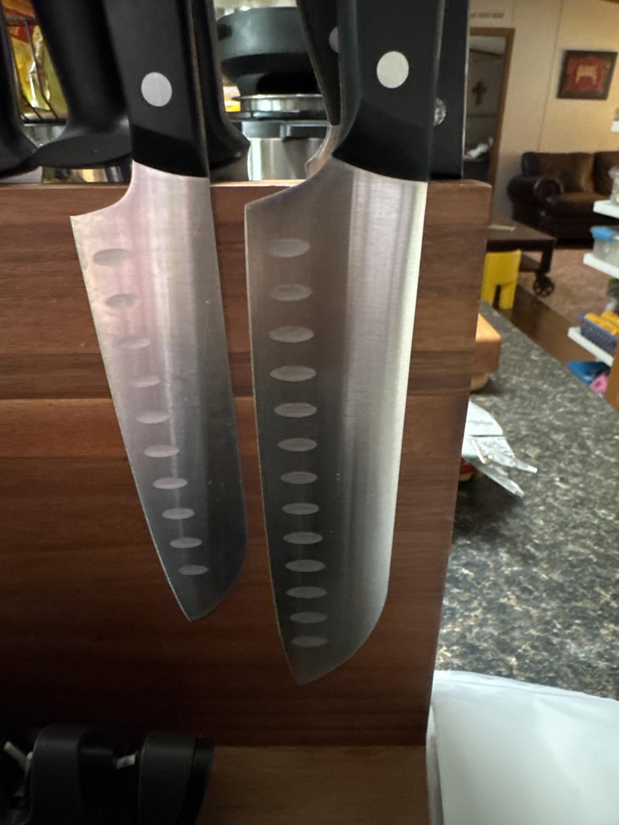 HENCKELS Solution Razor-Sharp Hollow Edge Santoku Knife 5-inch, German Engineered Informed by 100+ Years of Mastery customer photo 1