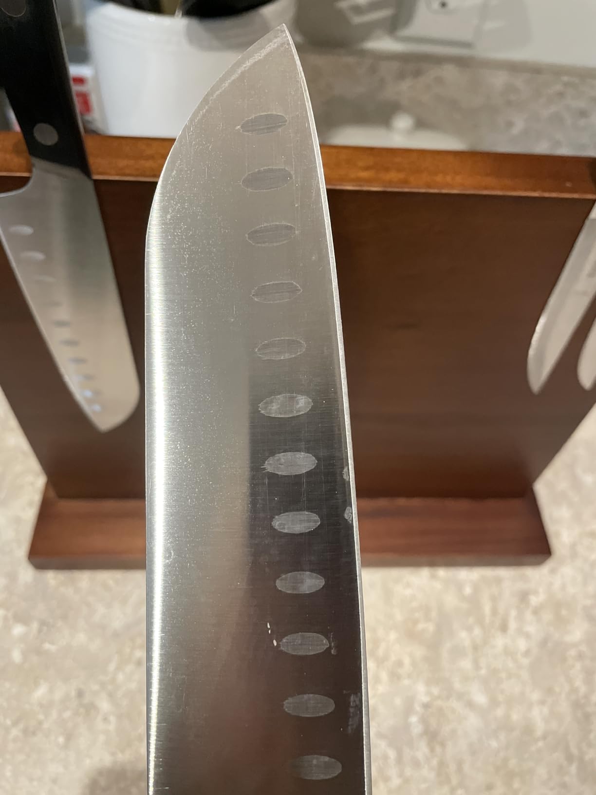 HENCKELS Solution Razor-Sharp Hollow Edge Santoku Knife 5-inch, German Engineered Informed by 100+ Years of Mastery customer photo 2