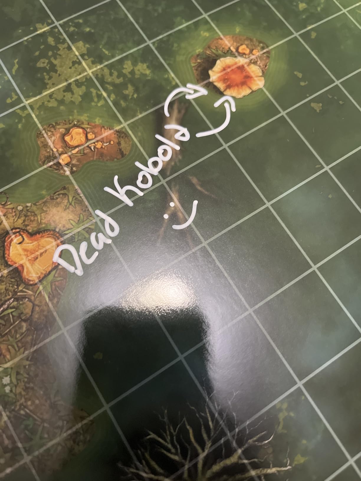 Tidyboss DND Starter Set | 3 x Double Sides 24x 36 Game Grid Mat | 6 Terrains Includes Dry Erase Markers, Eraser, Dice, Clips with 47 Reusable Terrain Stickers customer photo 2