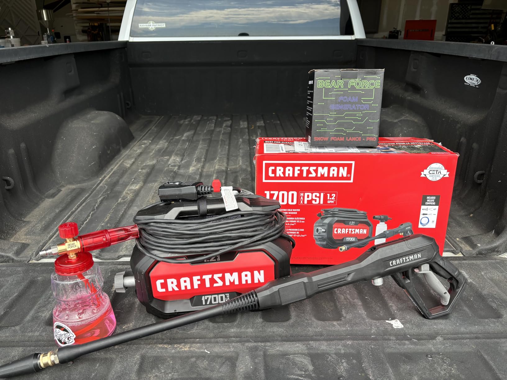 CRAFTSMAN Electric Pressure Washer, Cold Water, Lightweight Corded Power Washer for Cars, Driveways, Patio and Garage, Powerful 1700-PSI, 1.2-GPM, Compact, Easy to Use (CMEPW1700) customer photo 2