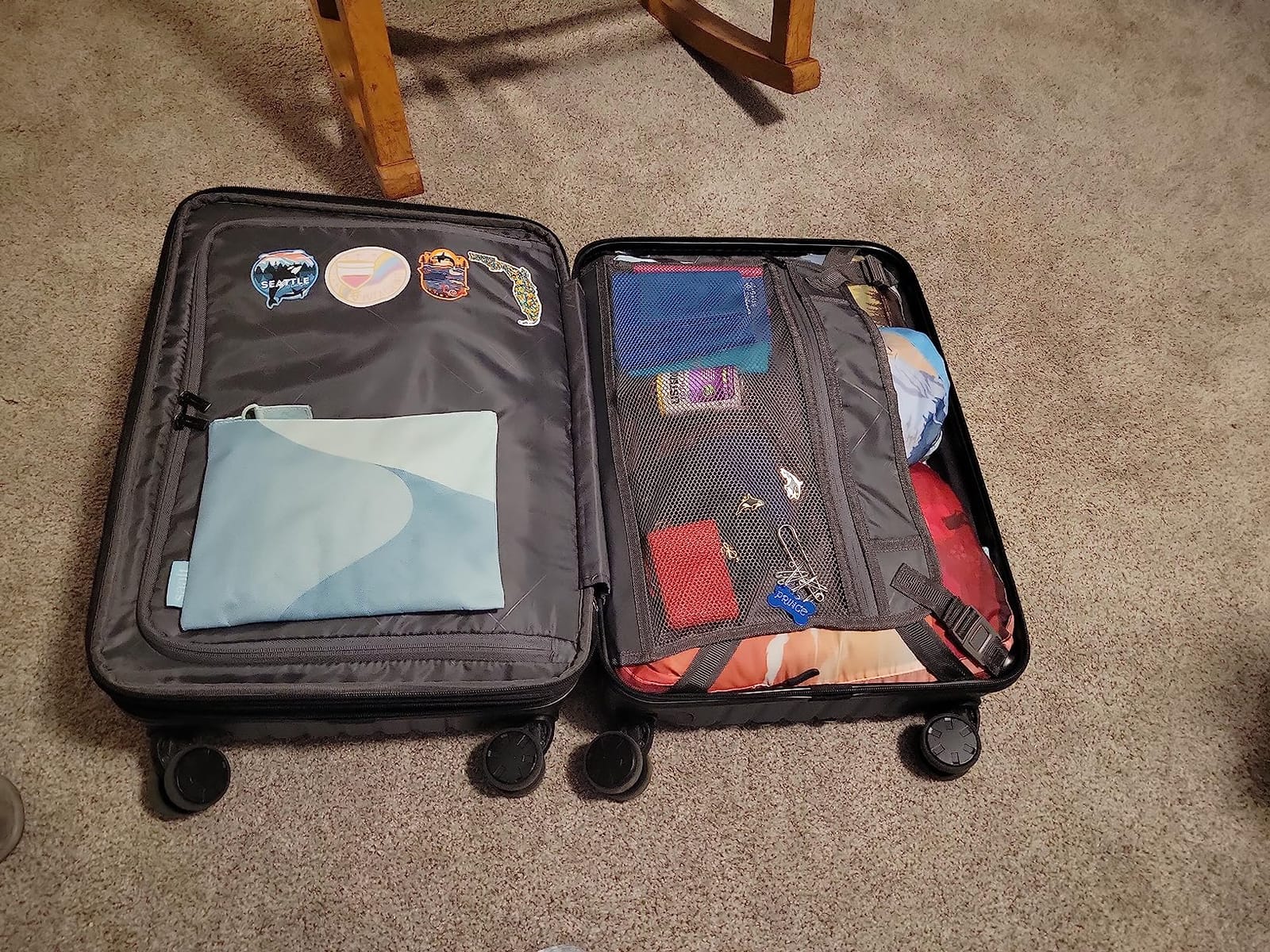 LEVEL8 Carry on Luggage Airline Approved, 20“ Expandable Carry on Suitcase customer photo 1