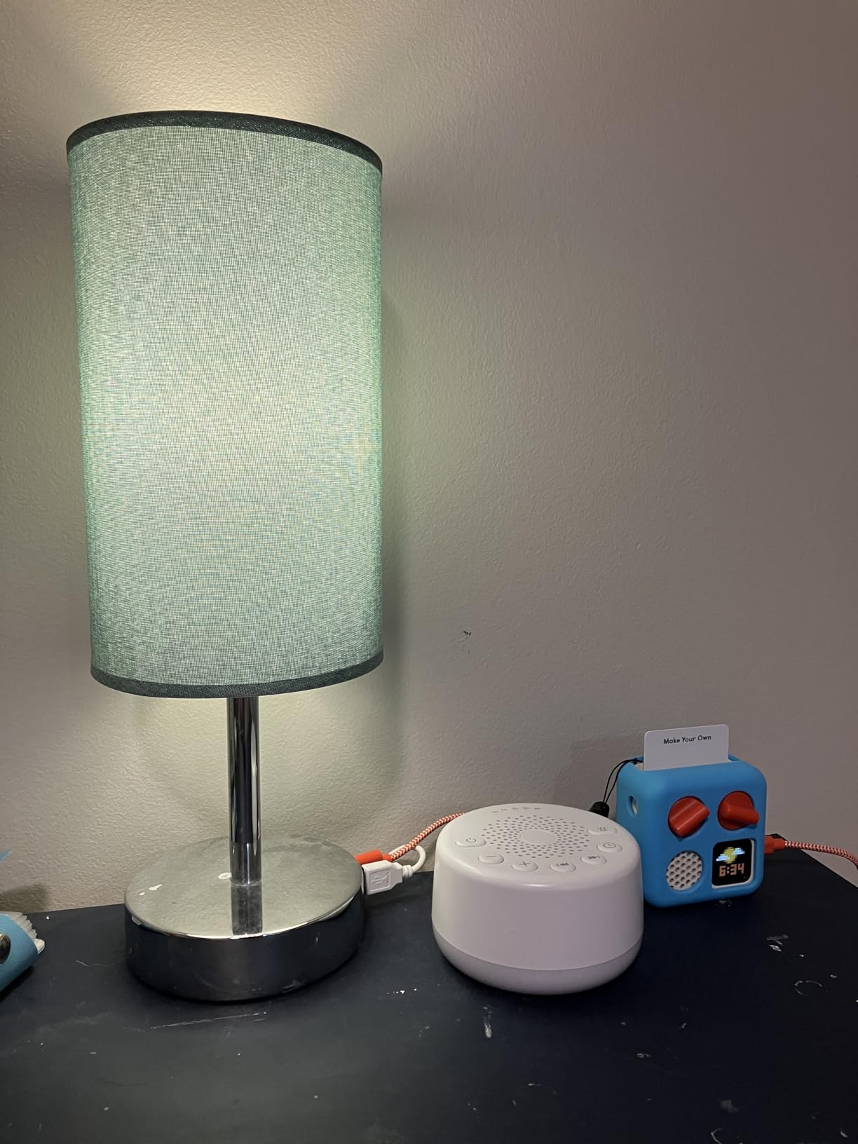 Sound Machine Easysleep White Noise Machine with 25 Soothing Sounds and Night Lights with Memory Function 32 Levels of Volume and 5 Sleep Timer Powered by AC or USB for Sleeping Relaxation (White) customer photo 1