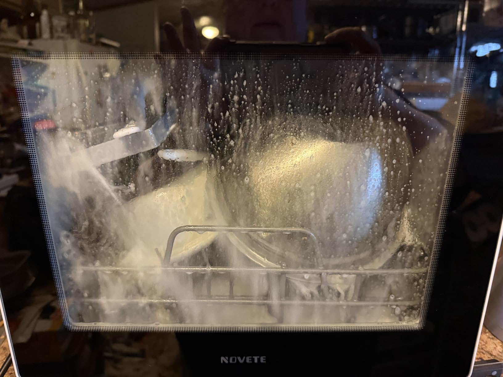 NOVETE Portable Countertop Dishwashers for Small Apartments customer photo 2