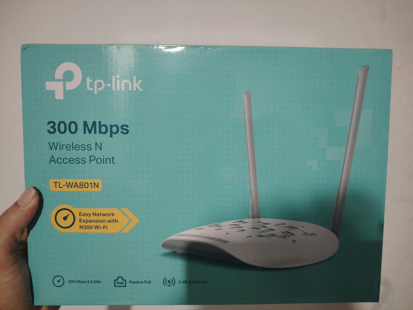 TP-Link TL-WA801N, 2.4Ghz 300Mbps WiFi Access Point customer photo 2