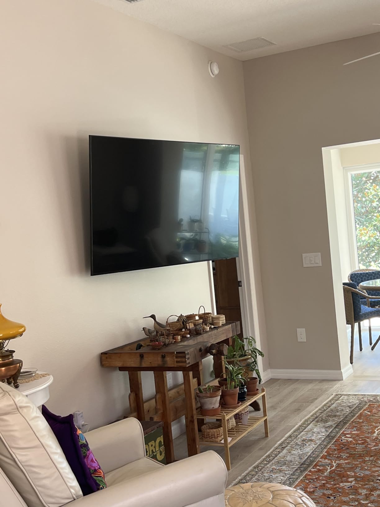 Mounting Dream Full Motion TV Wall Mount for 42-90 Inch TV up to 100lbs | TV Bracket with Swivel and Tilt, Articulating Dual Arms, Fits 16inch Studs, Max VESA 600X400 mm, MD2617 customer photo 1