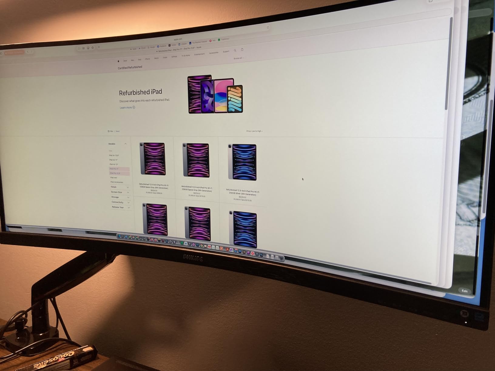 Philips 34 Inch Curved Computer Monitor UWQHD 100Hz USB-C PD VA, 346E2CUAE customer photo 2